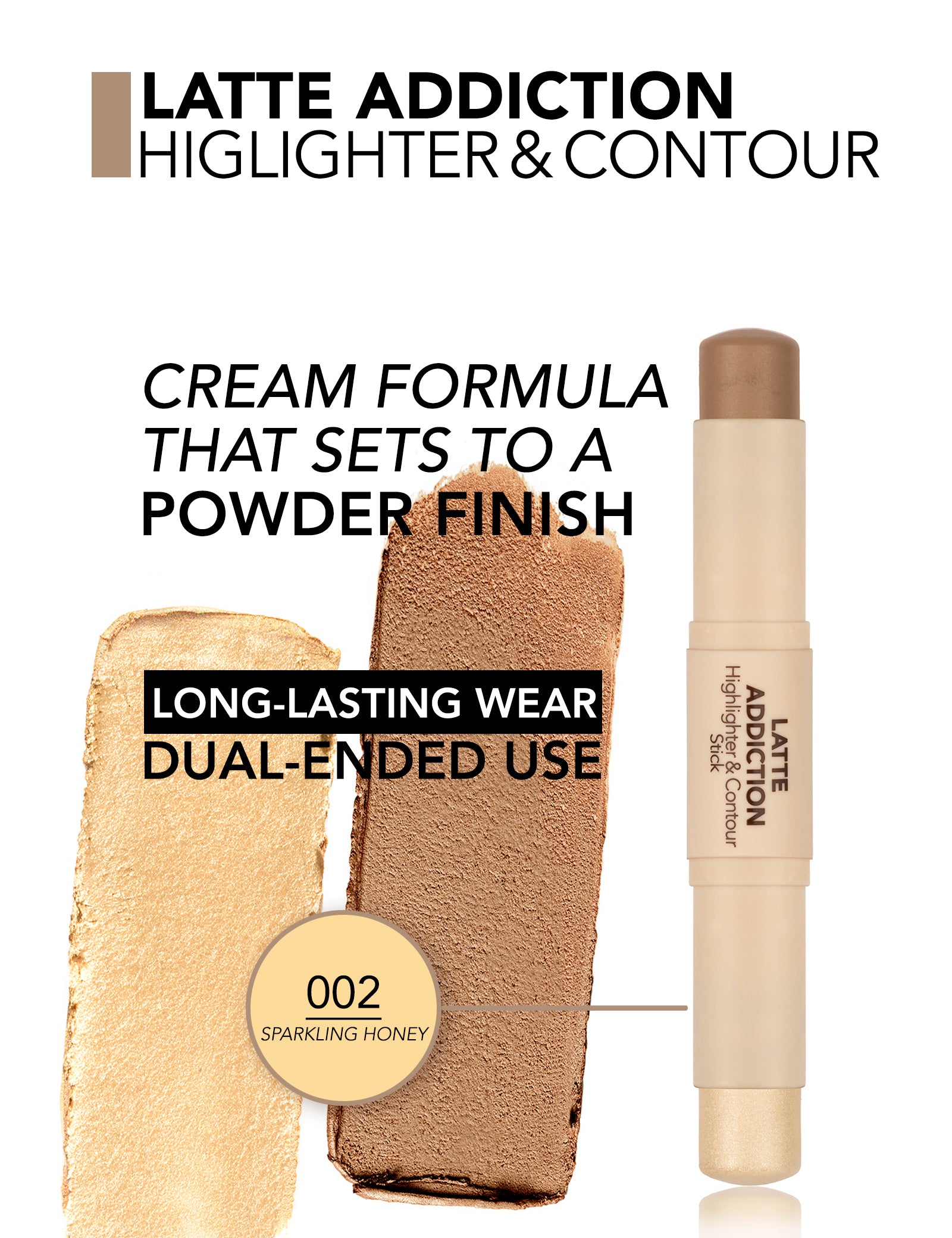 Latte Addiction Highlighter Contour Stick