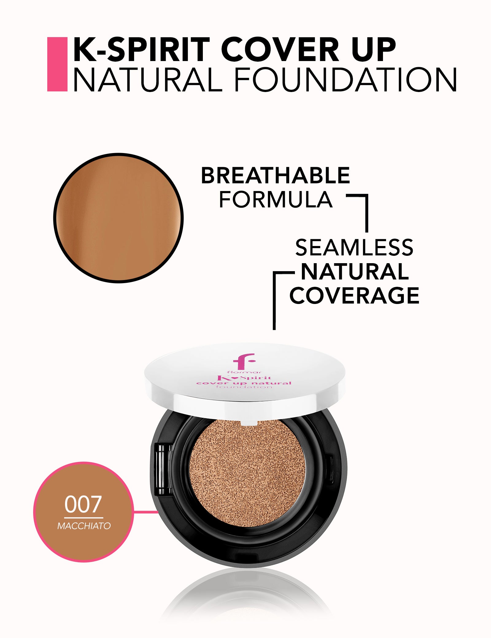 K-Spirit Cover Up Natural Finish Foundation