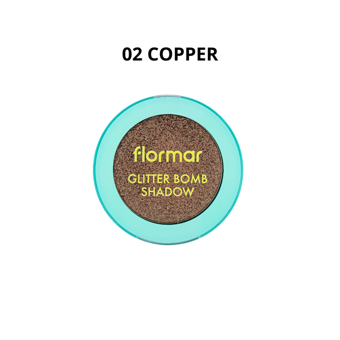 Glitter Bomb Shadow Flormar# 02: Copper